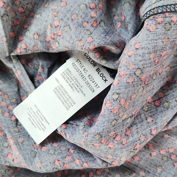 Color‎ Block -1021 long sleeve low waisted dress Medium y2K style 6224157 NWT - Picture 9 of 9